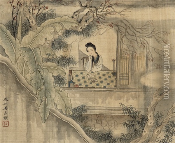 Lady Oil Painting -  Wu Youru
