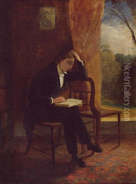 Keats, John ( Oil Painting - Joseph Arthur Palliser Severn
