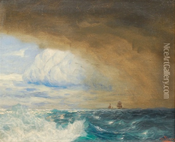 Stormy Weather Oil Painting - Hans von Petersen
