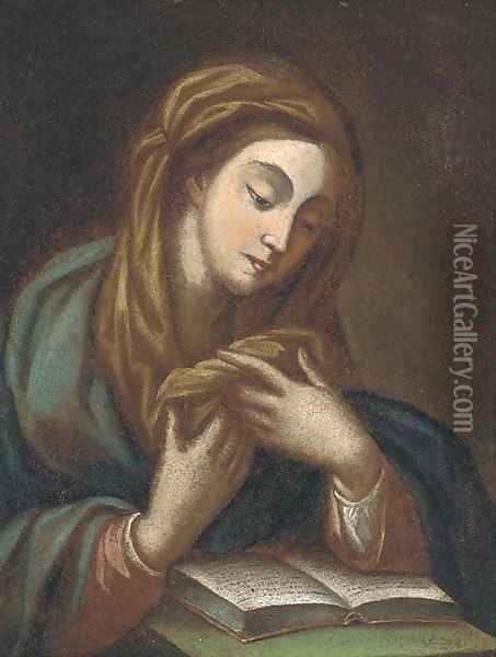 The Virgin reading Oil Painting - Guido Reni
