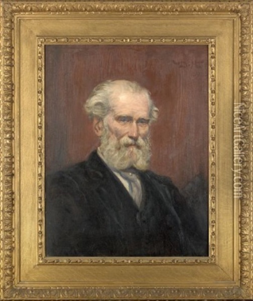Portrait Of A. Halliday Douglas Oil Painting - Robert Duddingstone Herdman