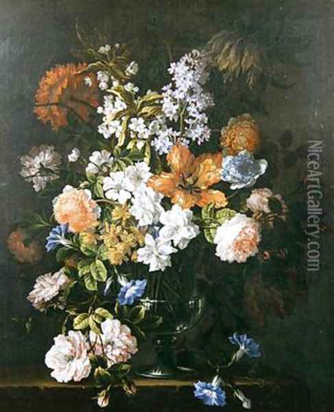 Still Life of Flowers 2 Oil Painting - Jean-Baptiste Monnoyer
