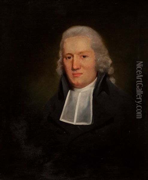 Portrait Of John Smart D.d., Erskine Church, Stirling Oil Painting - George C. Watson