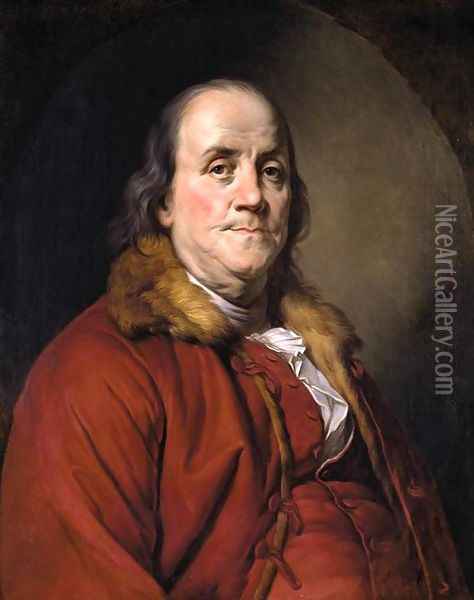 Portrait of Benjamin Franklin 1778 Oil Painting - Joseph Siffrein Duplessis