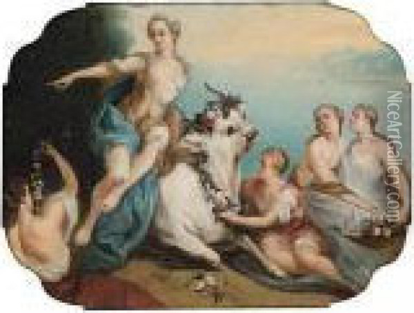The Rape Of Europa Oil Painting - Jean Francois de Troy
