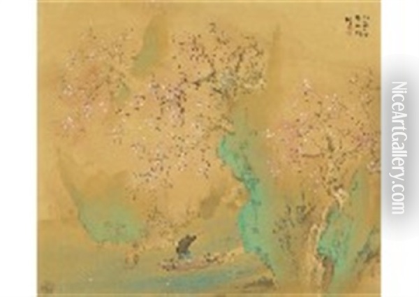 Spring Oil Painting - Kansetsu Hashimoto
