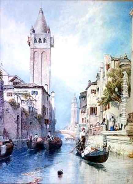 Venice Oil Painting - Myles Birket Foster