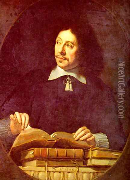 Portrait Of A Man 1650 Oil Painting - Philippe de Champaigne