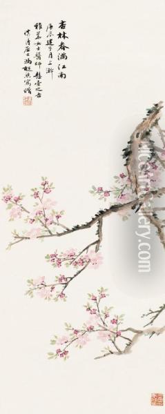 Flowers Oil Painting - Feng Chaoran