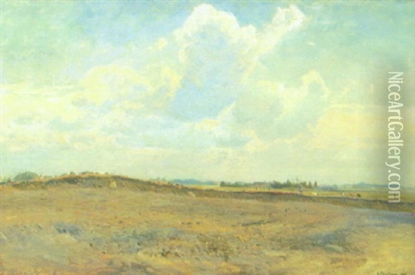 Sandtaget Oil Painting - Gustaf Rydberg