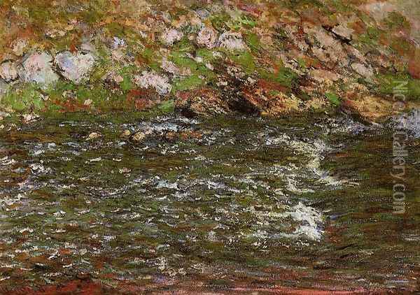 Torrent Of The Petite Creuse At Freeselines Oil Painting - Claude Oscar Monet