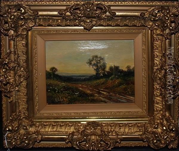 Landscape Oil Painting - Edwin F. Cole