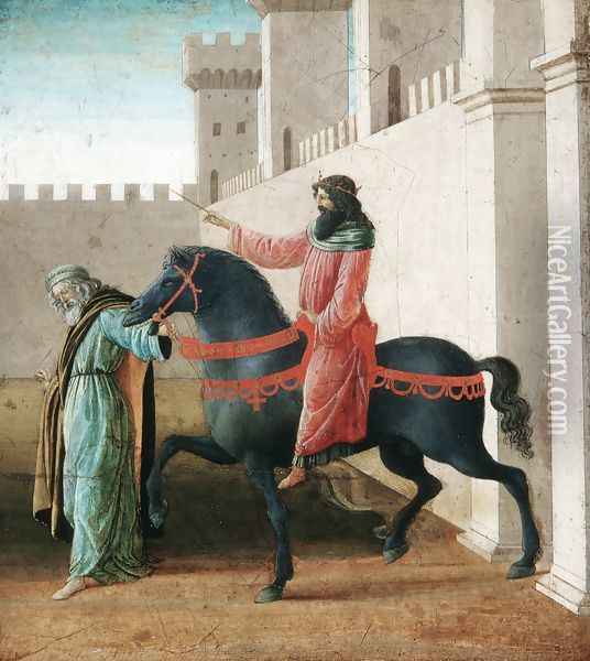 Mordecai Oil Painting - Filippino Lippi