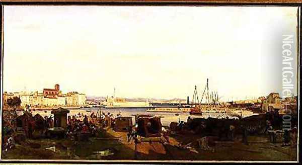 The Port of La Ciotat Oil Painting - Emile Loubon