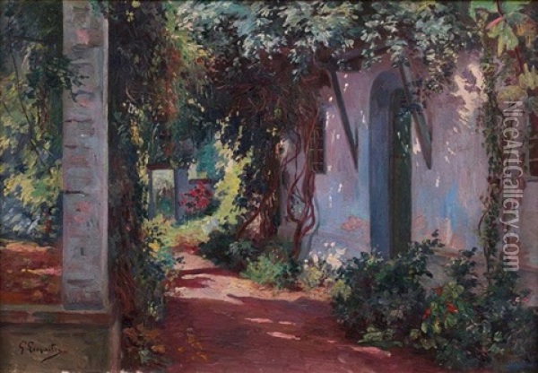 Jardin D'alger Oil Painting - Gustave Lemaitre