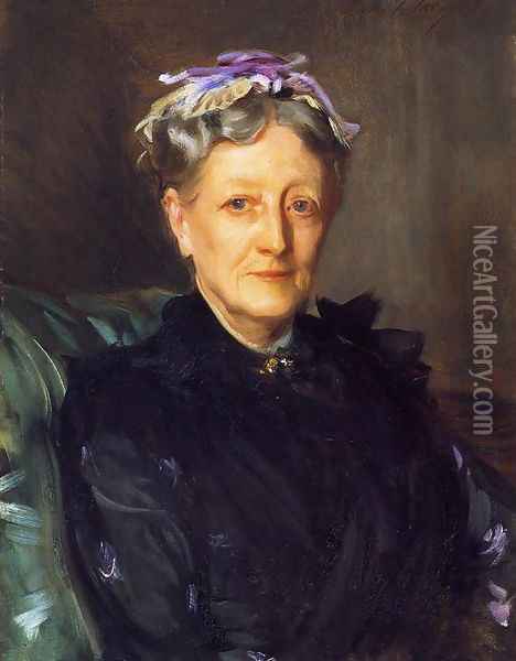 Mrs. Frederick Mead (Mary Eliza Scribner) Oil Painting - John Singer Sargent