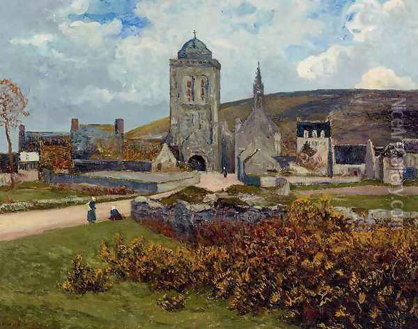 Breton Landscape Oil Painting - Maxime Maufra