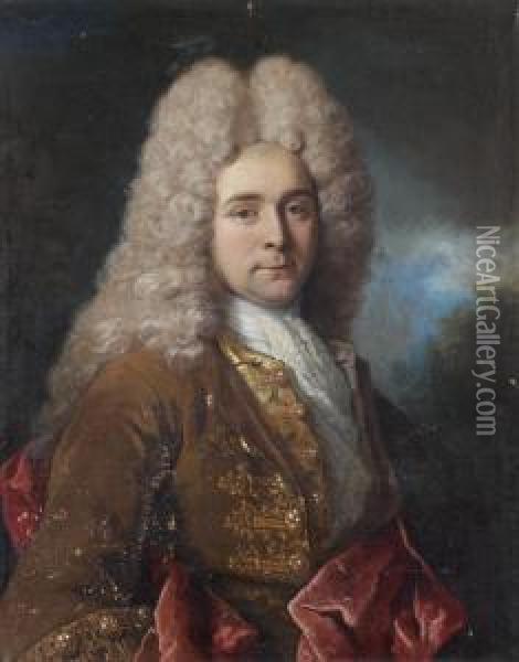 Portrait Presume D'un Comte De Pibrac Oil Painting - Henri Millot