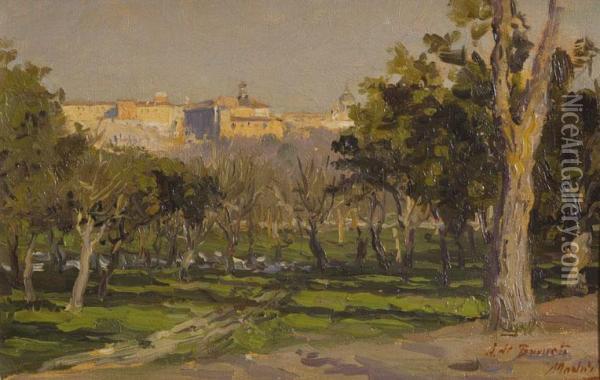 Vista De Madrid Oil Painting - Aureliano De Beruete