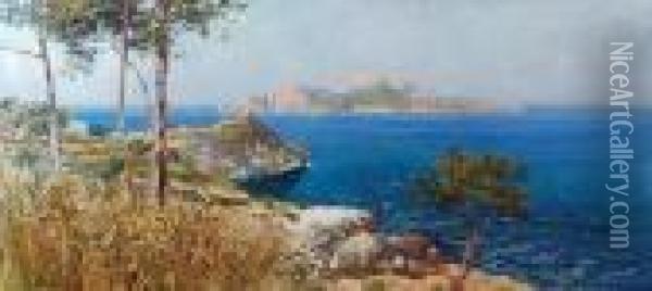 Capri Oil Painting - Carlo Brancaccio