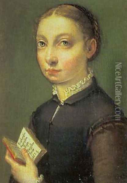 Self-Portrait 1554 Oil Painting - Sofonisba Anguissola