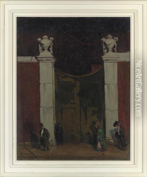 The Gates Of Devonshire House Oil Painting - Brake Baldwin