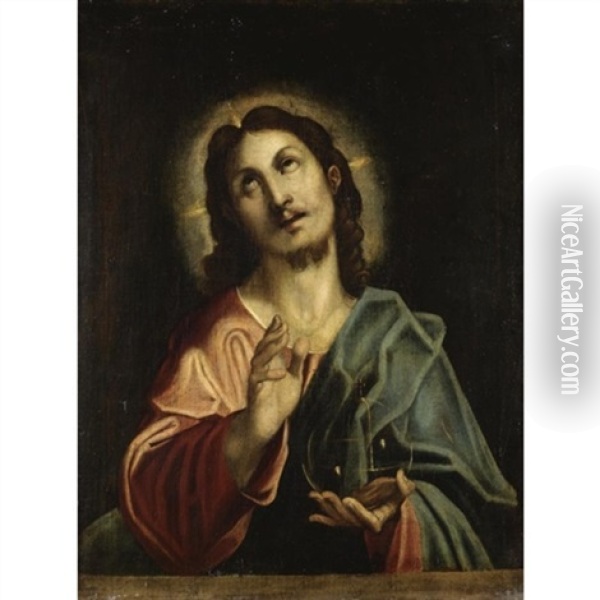 Cristo Benedicente Oil Painting - Federico Barocci