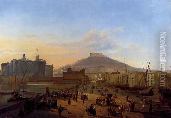 Napoli, da Toledo Oil Painting - Frans Vervloet