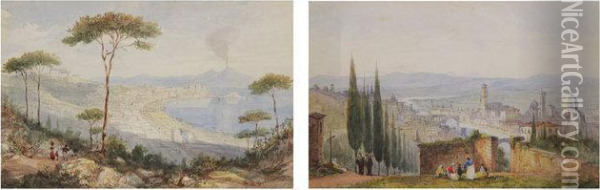 Naples Oil Painting - Thomas Miles Richardson