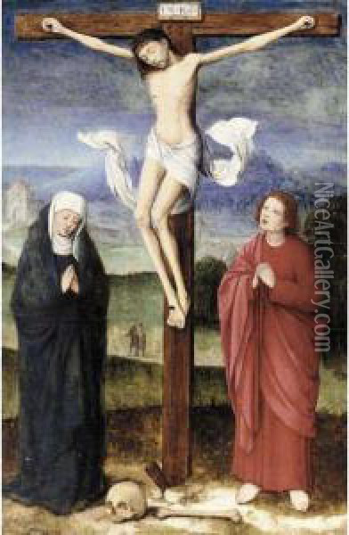 The Crucifixion Oil Painting - Marcellus Coffermans