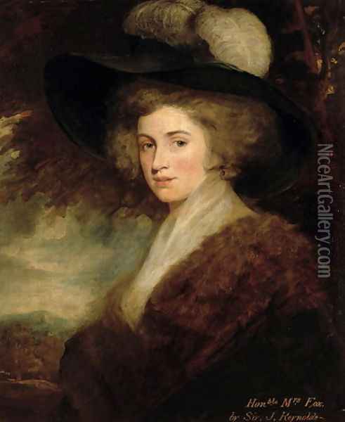 Portrait of Mrs. Charles James Fox, 1784-9 Oil Painting - Sir Joshua Reynolds