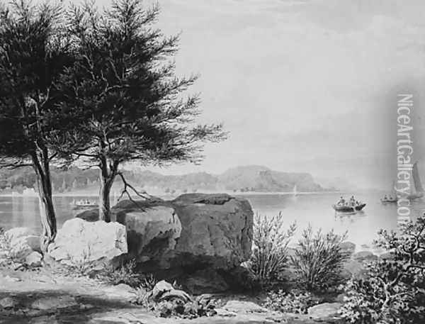 Weehawken from Turtle Grove Oil Painting - William James Bennett