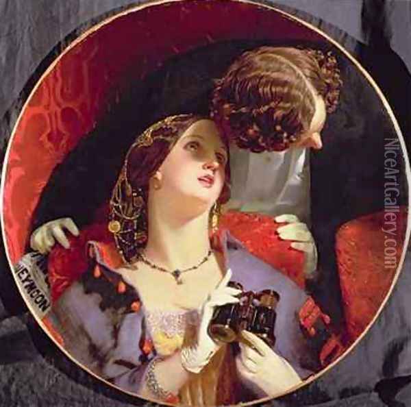The Honeymoon Oil Painting - Robert Hannah