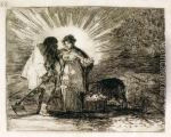los Desastres De Laguerra Oil Painting - Francisco De Goya y Lucientes