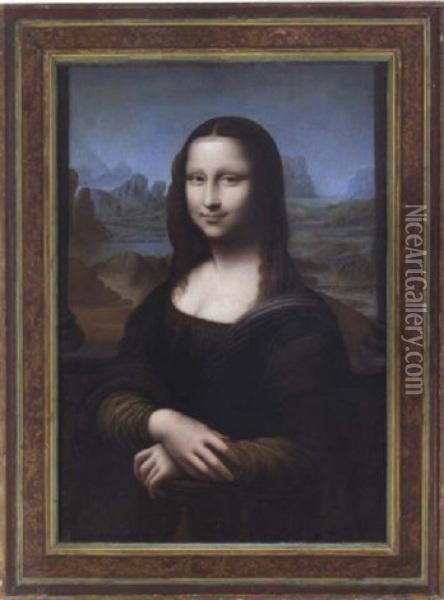 Die Mona Lisa Oil Painting - Leonardo Da Vinci