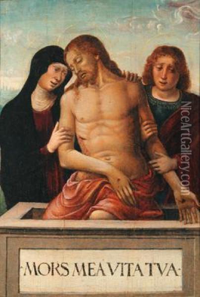 Pieta Oil Painting - Liberale Da Verona