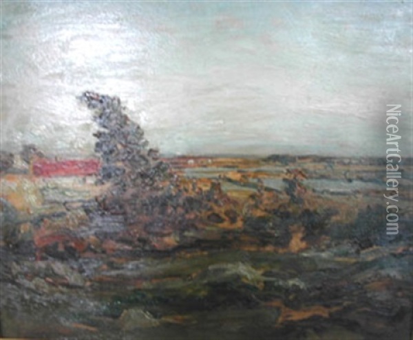 Campagne Du Morbihan Oil Painting - Andre Eugene Dauchez
