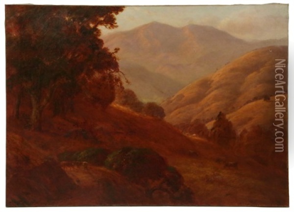 The Berkeley Hills Oil Painting - Jules R. Mersfelder