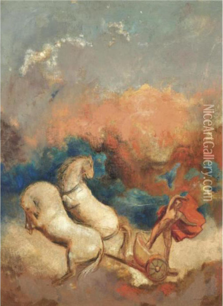 Phaeton Oil Painting - Odilon Redon