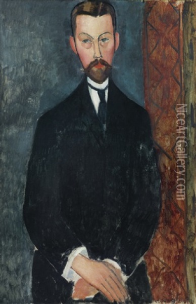 Portrait De Paul Alexandre Oil Painting - Amedeo Modigliani