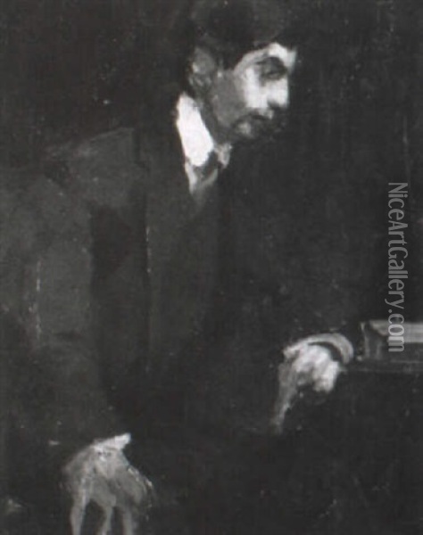Portrait Eines Mannes Oil Painting - Georges (Karpeles) Kars