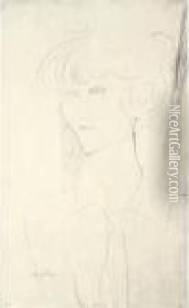 Portrait D'yvonne Oil Painting - Amedeo Modigliani