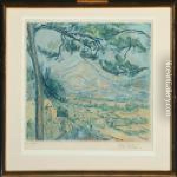 Monte Sainte-victoire Oil Painting - Paul Cezanne