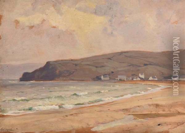 Cushendun, Co. Antrim Oil Painting - James Humbert Craig