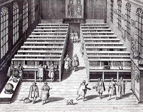 Leiden University Library, 1610 Oil Painting - Jan Cornelis Woudanus