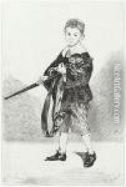 L'enfant A L'epee Oil Painting - Edouard Manet