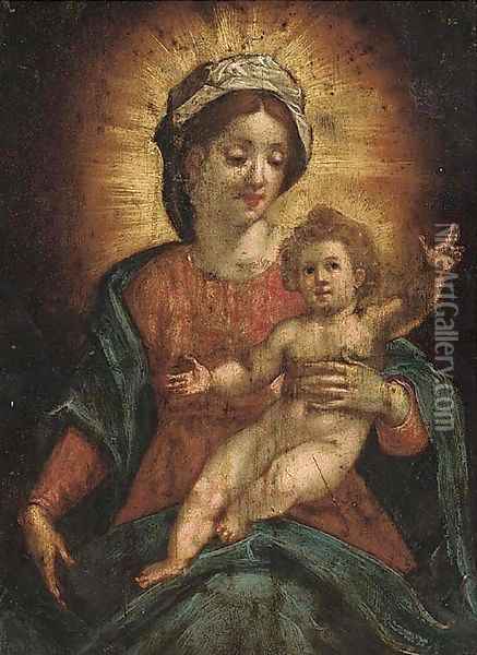 The Madonna Child Oil Painting - Hans Rottenhammer
