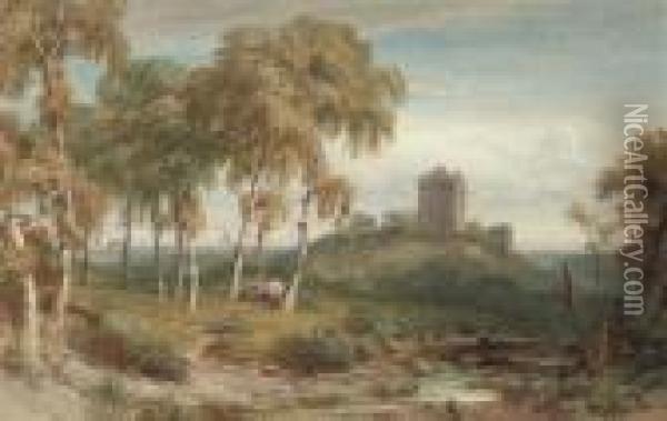 The Birks Of Invermay Oil Painting - William Leighton Leitch