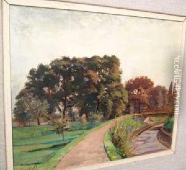 Le Parc Oil Painting - Marcel, Marceli Slodki