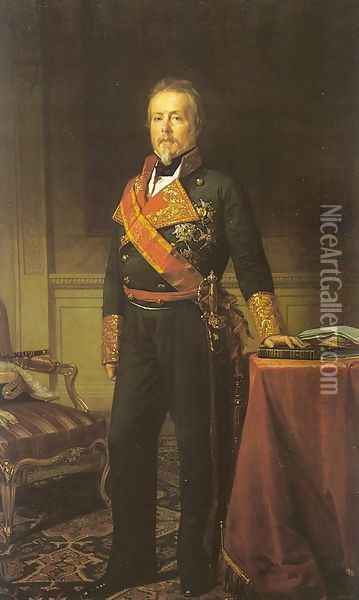 The General Duke of San Miguel 1854 Oil Painting - Federico de Madrazo y Kuntz